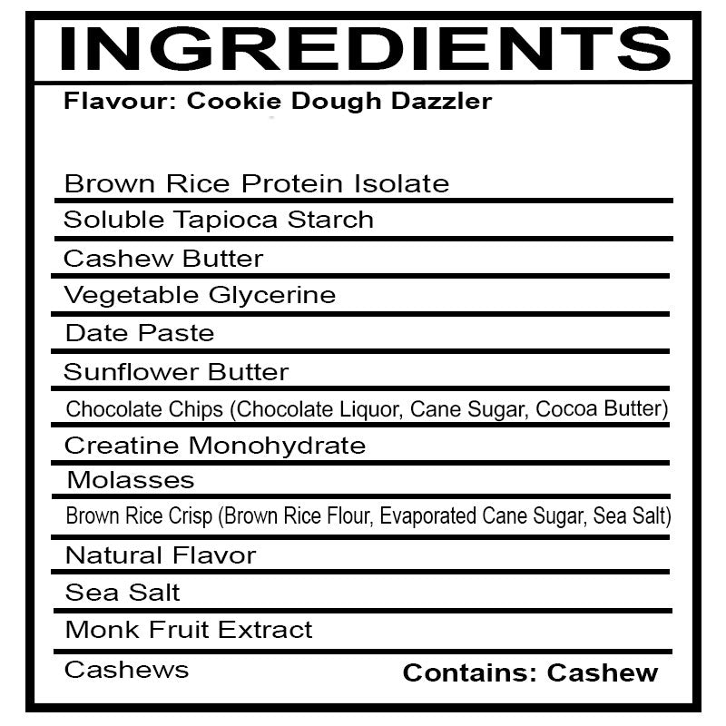 Cookie Dough Drizzle — nutrition facts 2