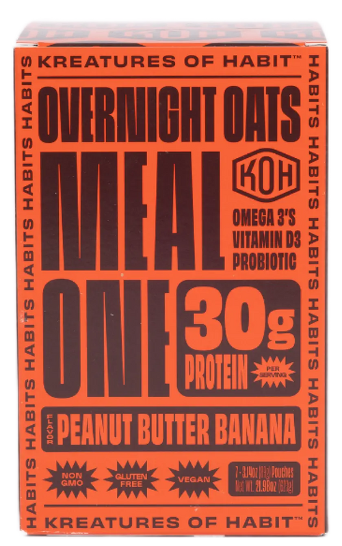 KoH Meal One: peanut butter banana product img front box