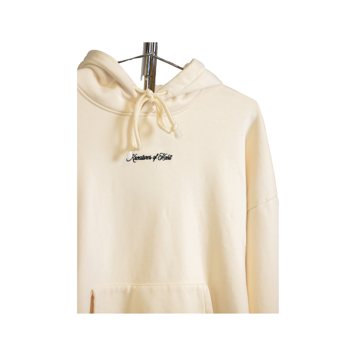 Oat Scripted Hoodie