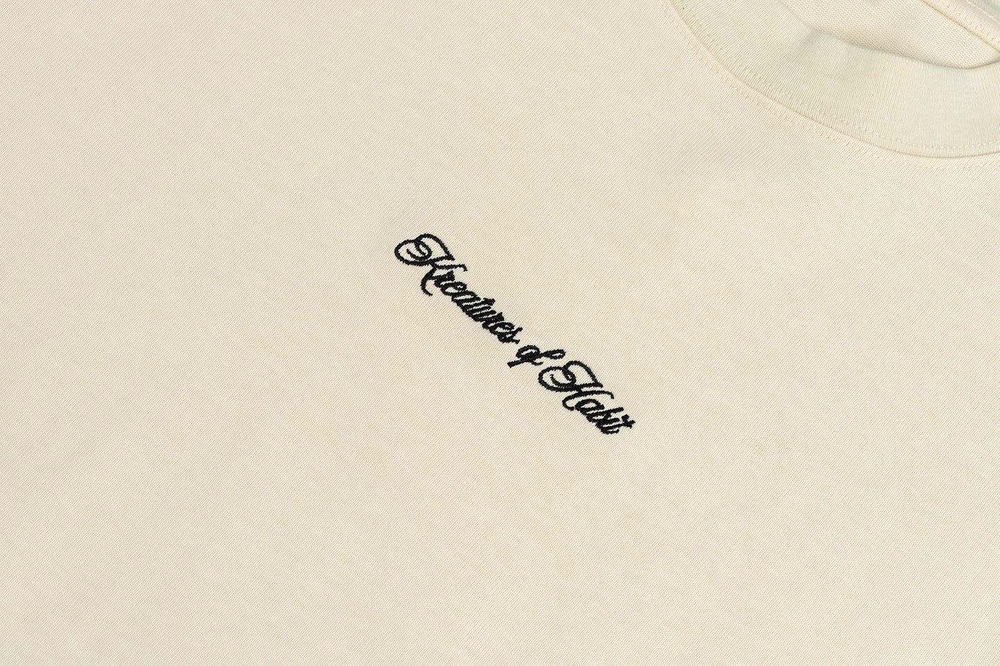 Oat Scripted Tee
