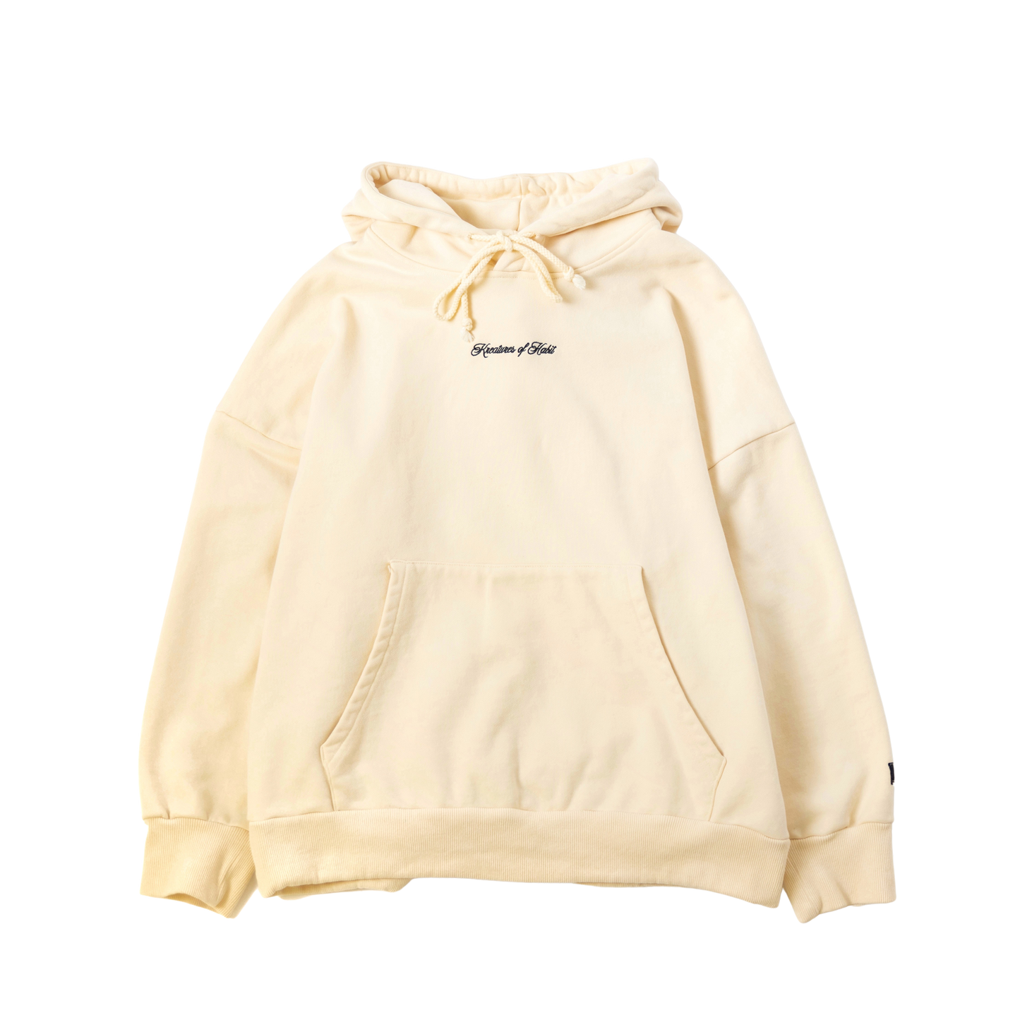 Oat Scripted Hoodie