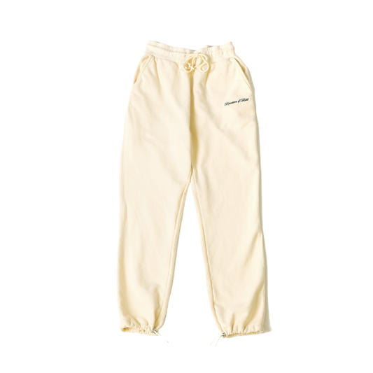 Oat Scripted Sweats