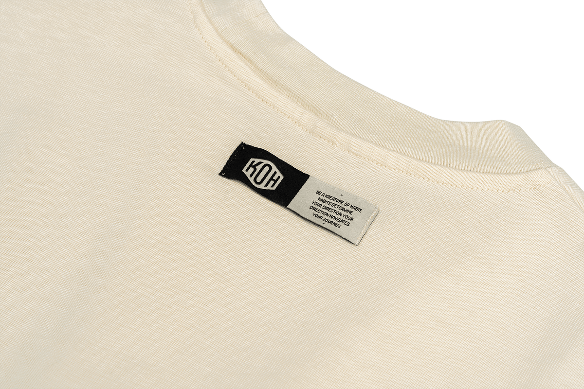 Oat Scripted Tee - Kreatures of Habit