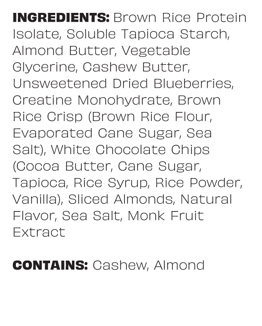 Blueberry Cream Cruncher nutrition 2