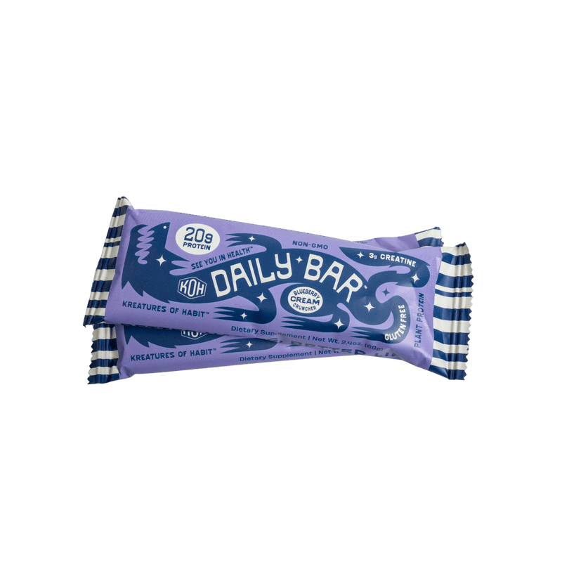DAILY BAR | Blueberry Cream Cruncher - Kreatures of Habit