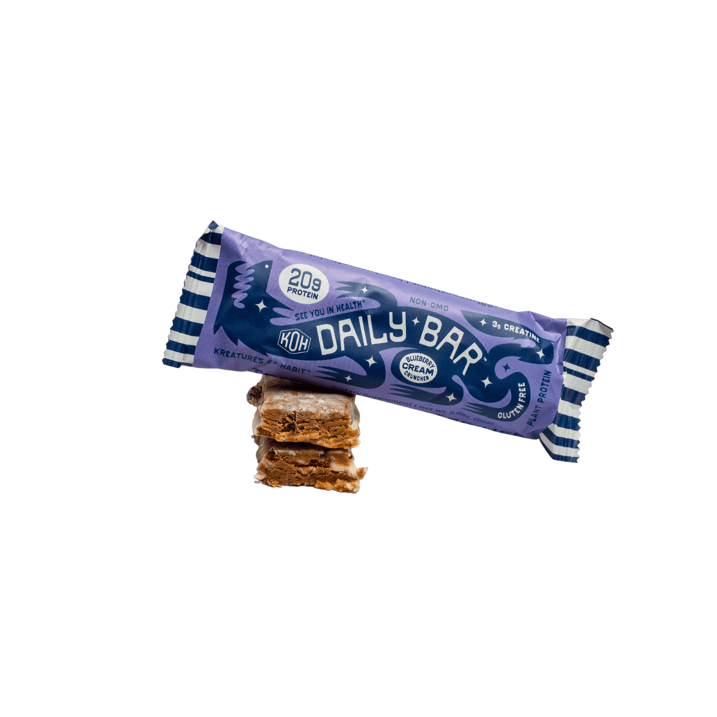 DAILY BAR | Blueberry Cream Cruncher - Kreatures of Habit