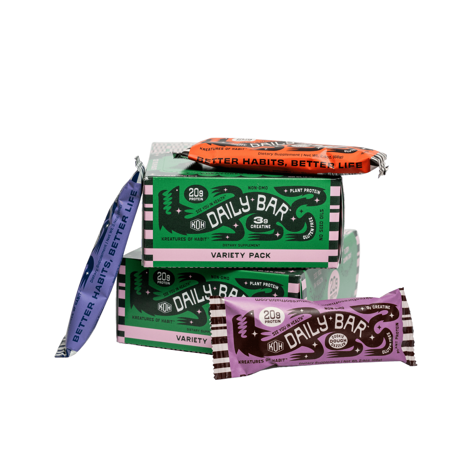 DAILY BAR | Variety Pack - Kreatures of Habit