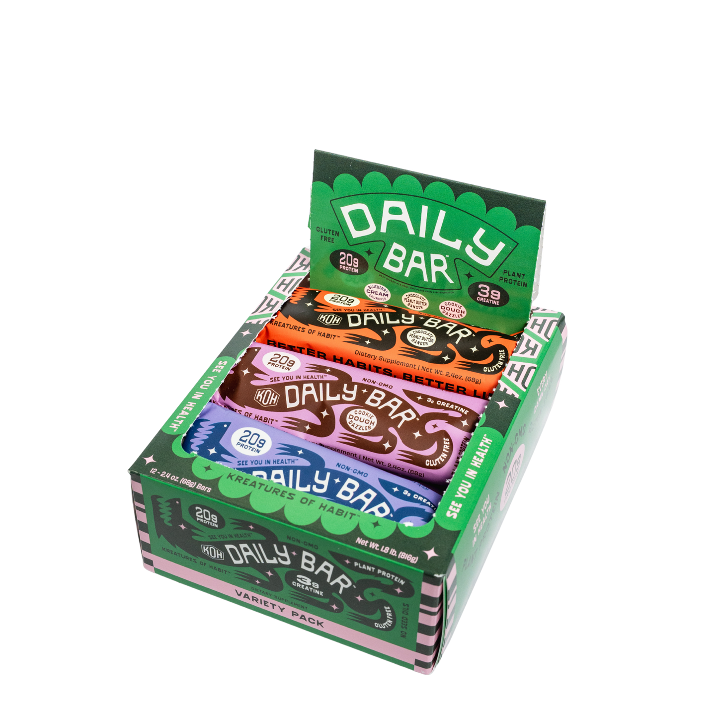 DAILY BAR | Variety Pack - Kreatures of Habit