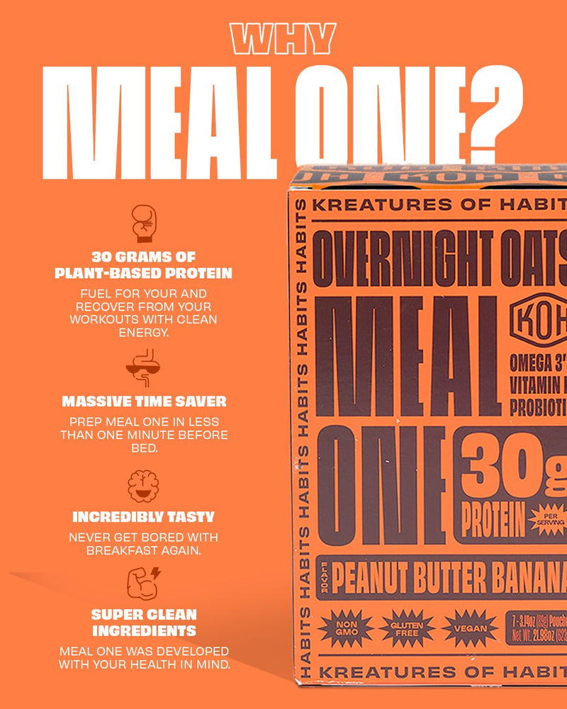 MEAL ONE High Protein Overnight Oats - Kreatures of Habit