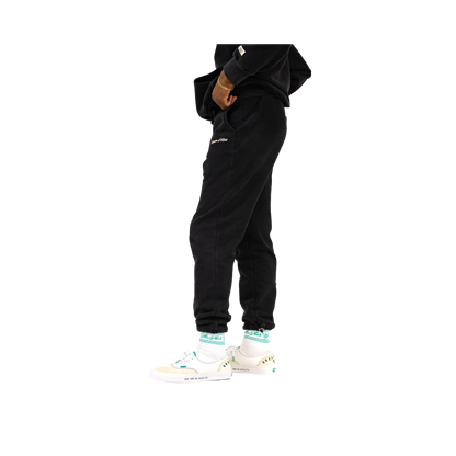 Black Scripted Sweats