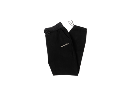 Black Scripted Sweats