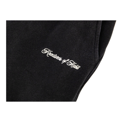 Black Scripted Sweats