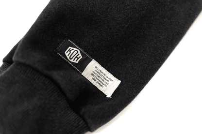 Black Scripted Hoodie - Kreatures of Habit