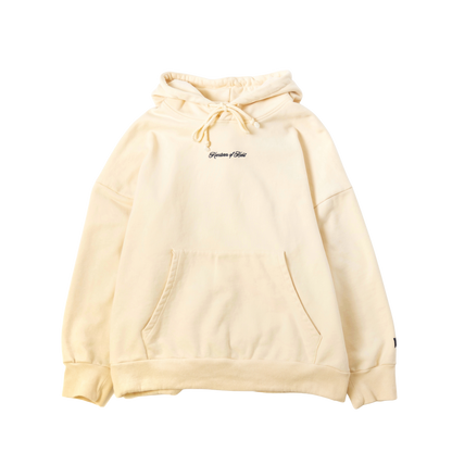 Oat Scripted Hoodie