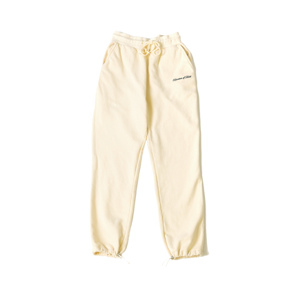 Oat Scripted Sweats