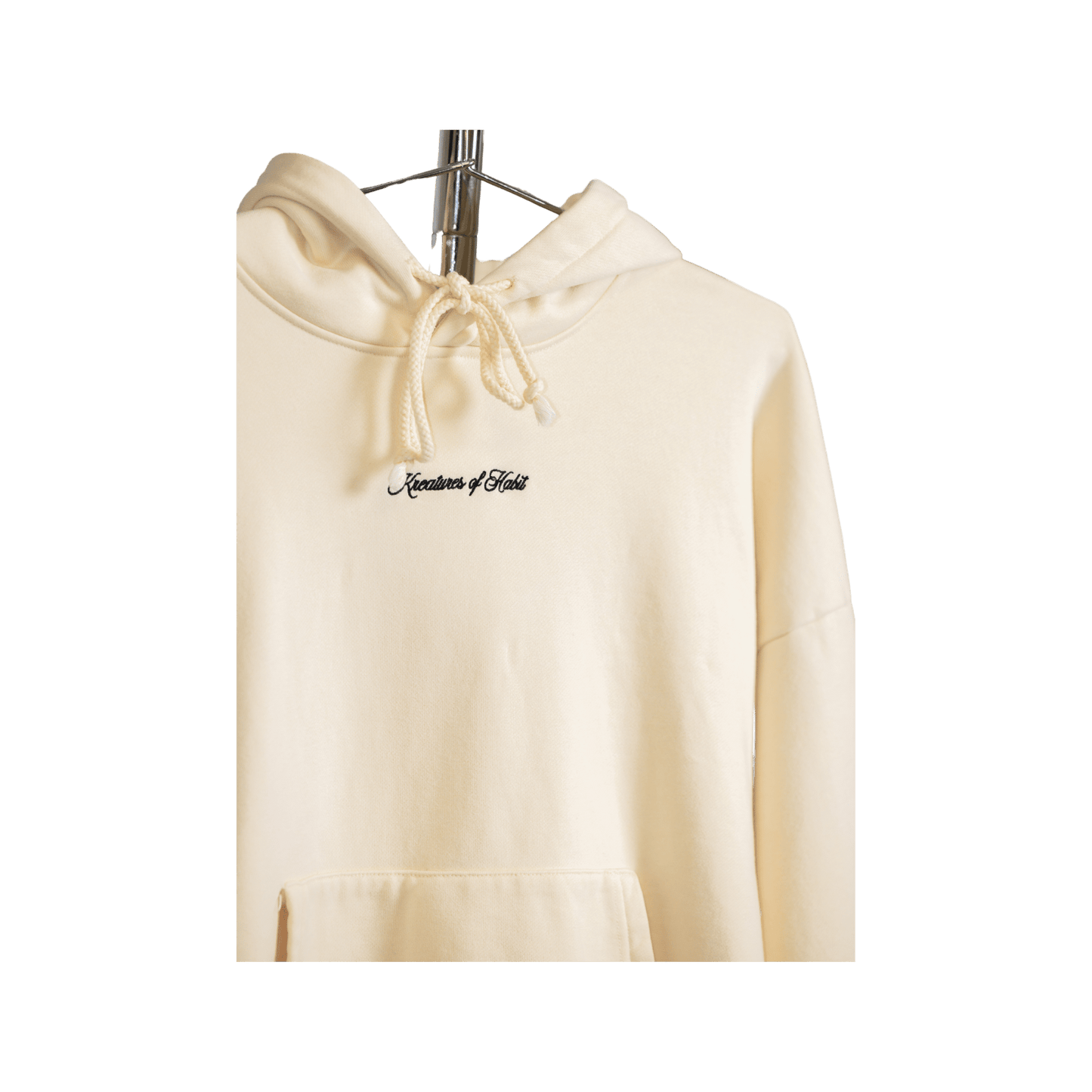 Oat Scripted Hoodie - Kreatures of Habit